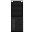 Aparador alto Roble Negro 69,5 x 34 x 180 cm