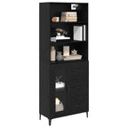 Aparador alto Roble Negro 69,5 x 34 x 180 cm
