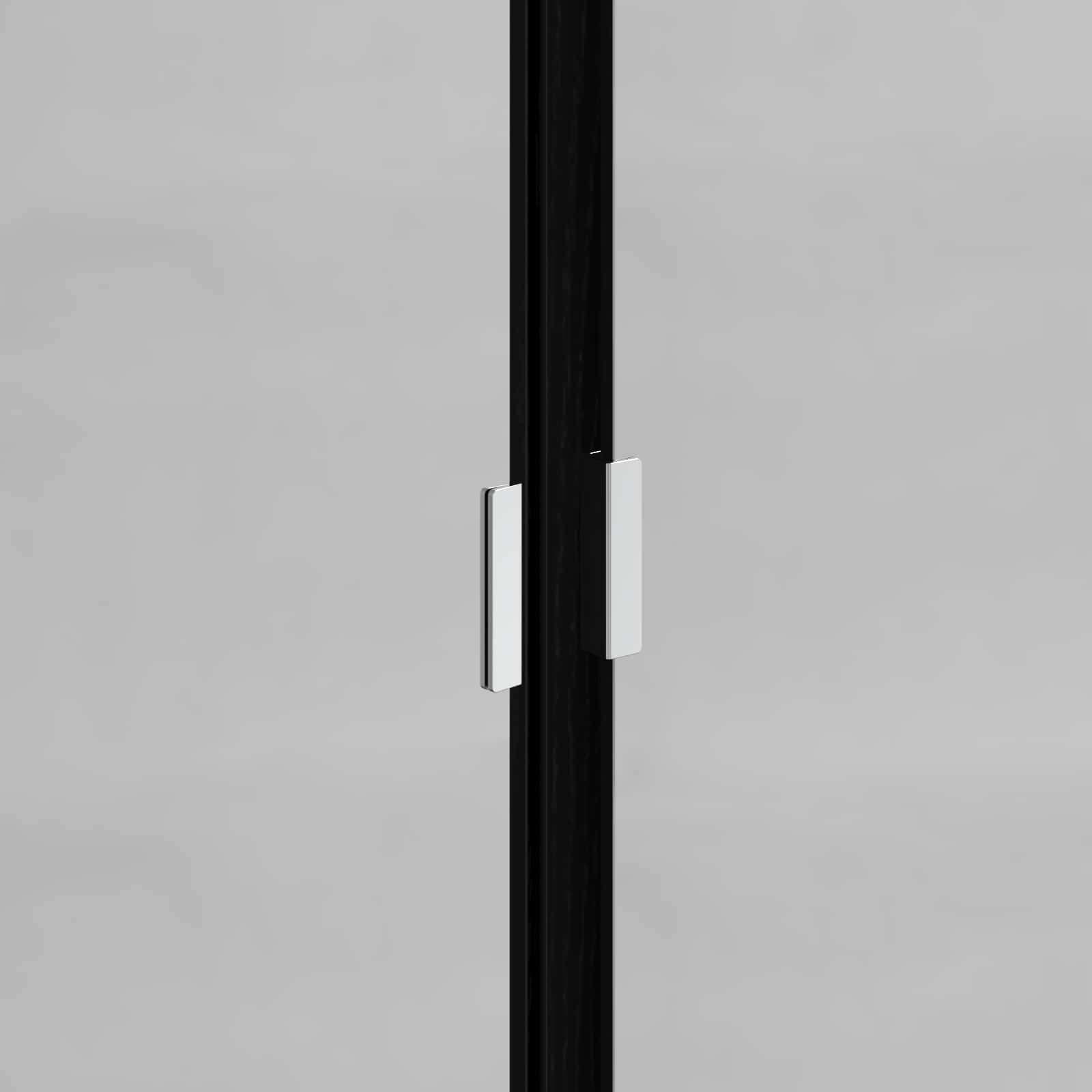 Juego de muebles de baño 5 pcs Roble Negro Madera de ingeniería