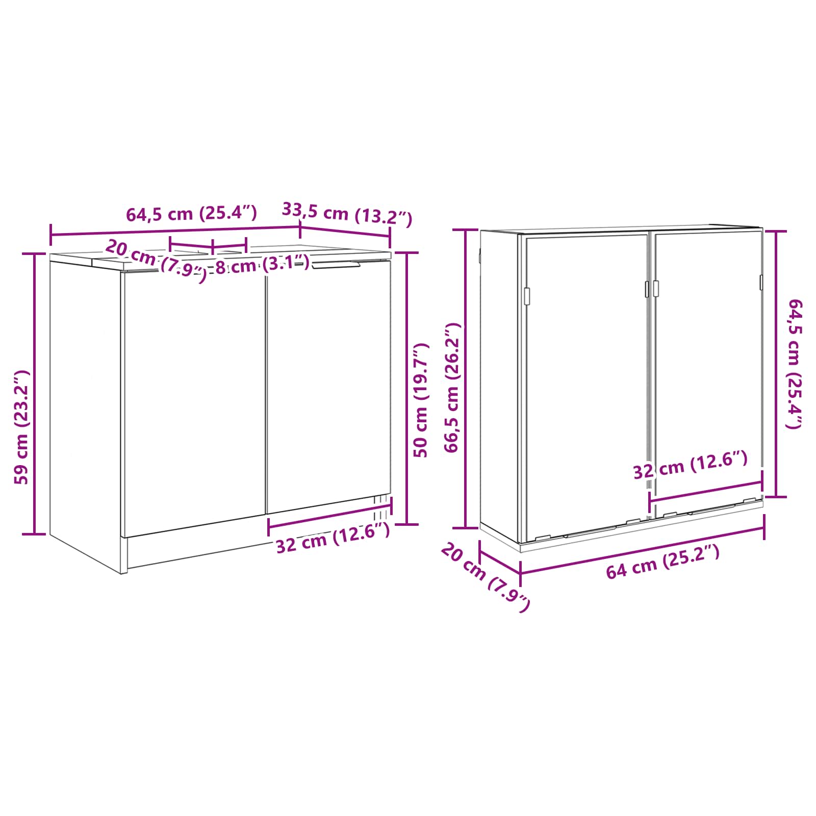 Juego de muebles de baño 5 pcs Roble Negro Madera de ingeniería
