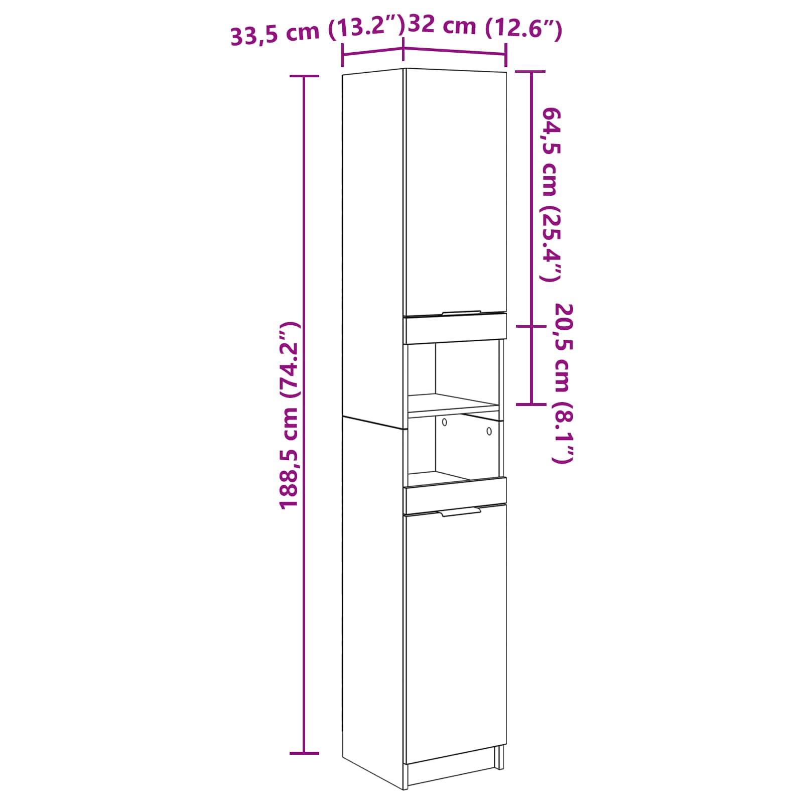 Juego de muebles de baño 5 pcs Roble Negro Madera de ingeniería