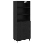 Aparador alto Roble Negro 69,5 x 34 x 180 cm