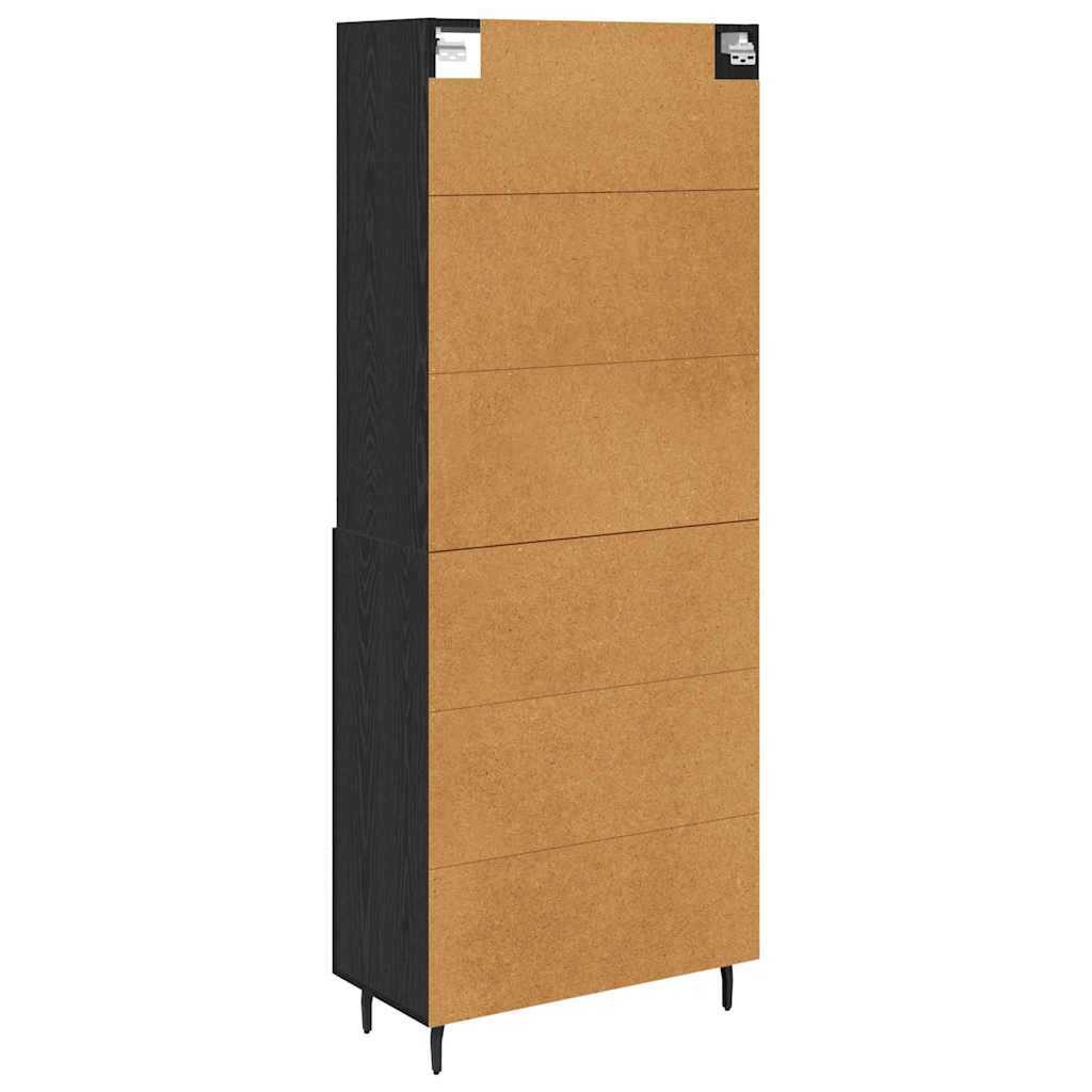 Aparador alto Roble Negro 69,5 x 34 x 180 cm