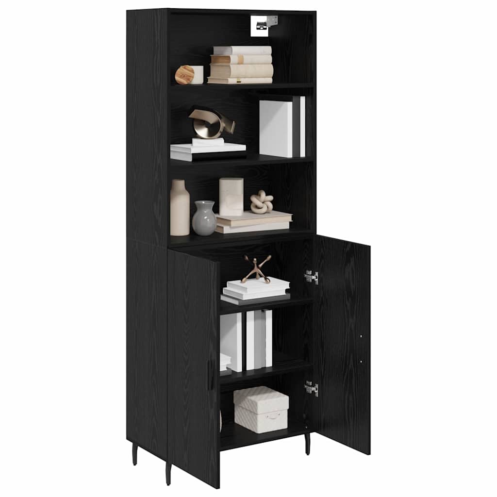 Aparador alto Roble Negro 69,5 x 34 x 180 cm