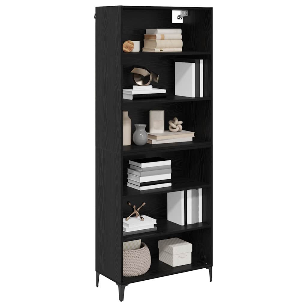 Aparador alto Roble Negro 69,5 x 34 x 180 cm