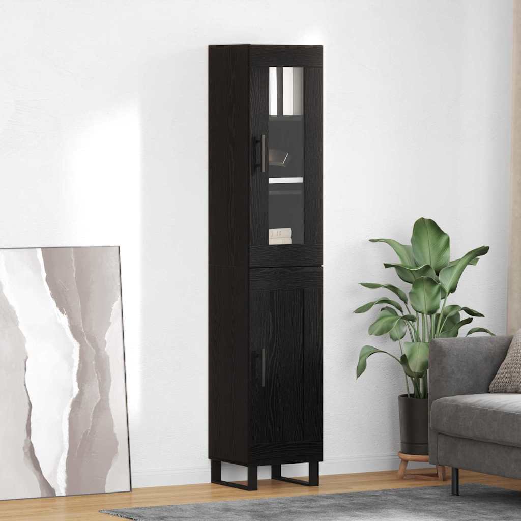 Old Wooden Cupboard 34.5 x 34 x 180 cm Plywood