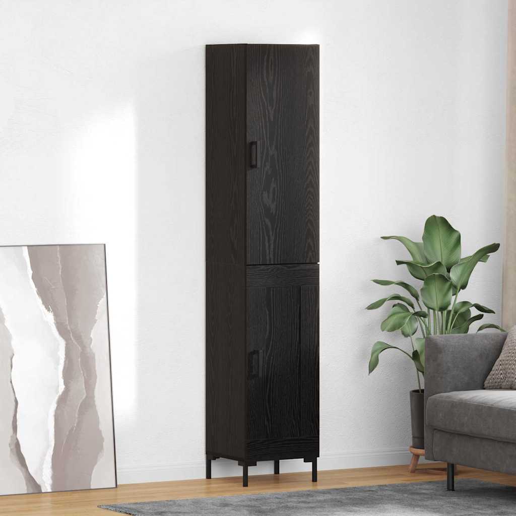 Aparador alto Roble artesanal 69,5 x 34 x 180 cm