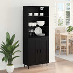 Aparador alto Roble Negro 69,5 x 34 x 180 cm
