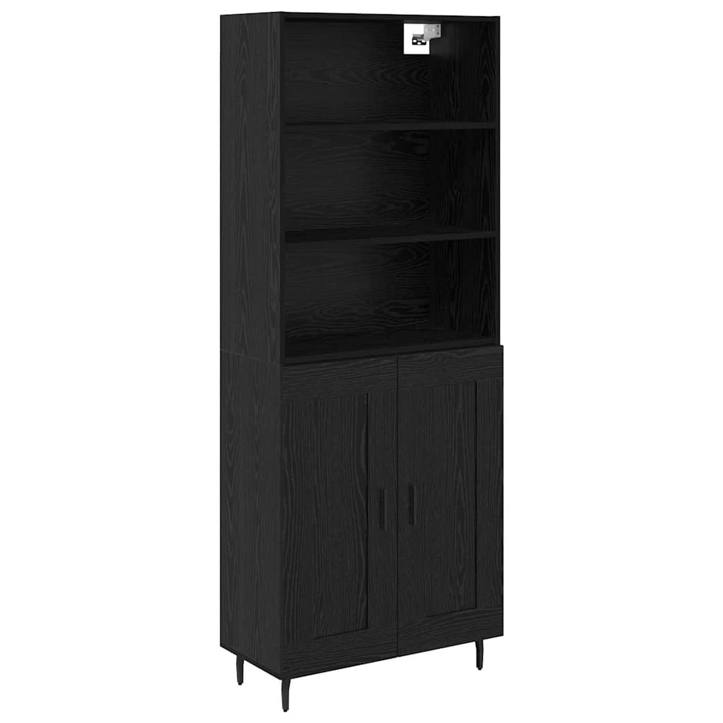 Aparador alto Roble Negro 69,5 x 34 x 180 cm