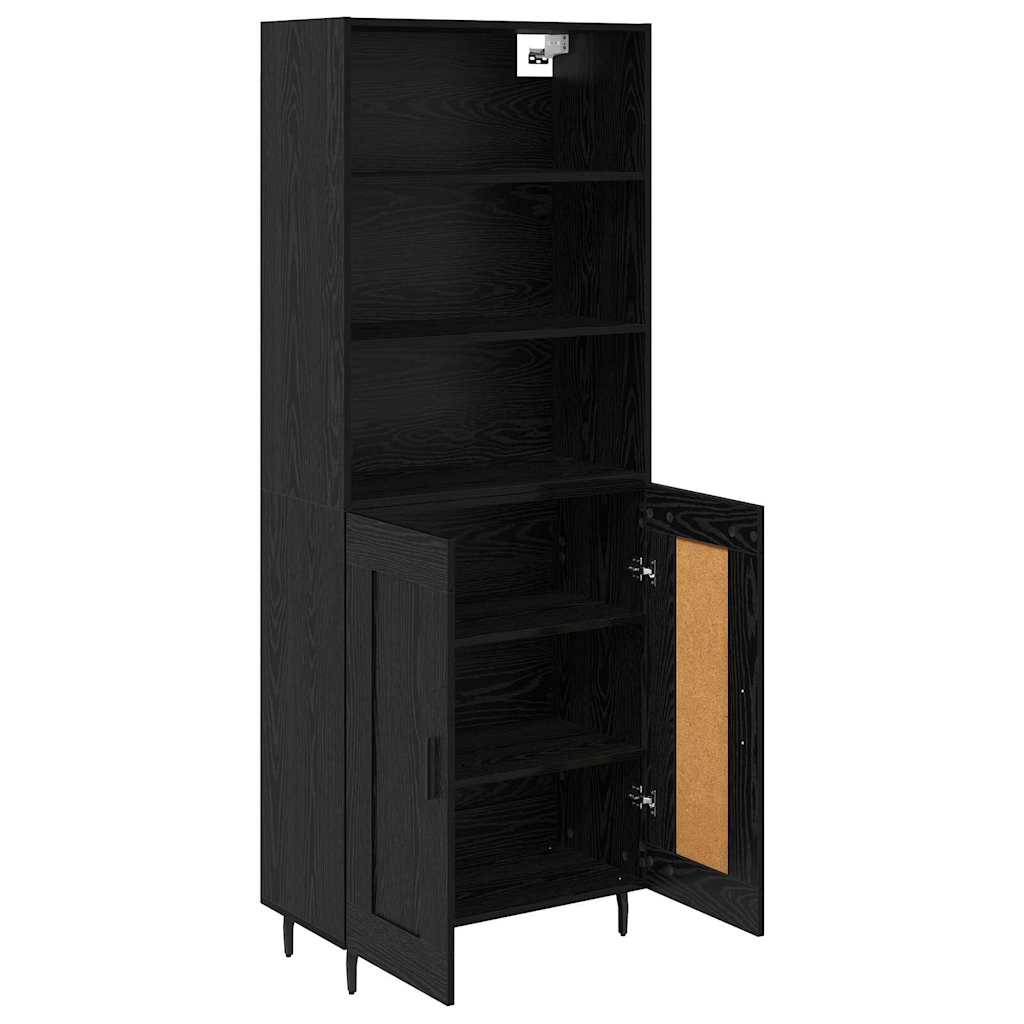 Aparador alto Roble Negro 69,5 x 34 x 180 cm