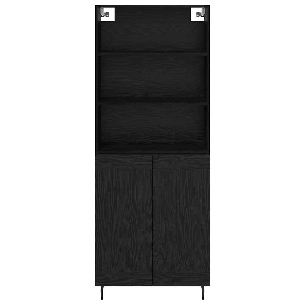 Aparador alto Roble Negro 69,5 x 34 x 180 cm