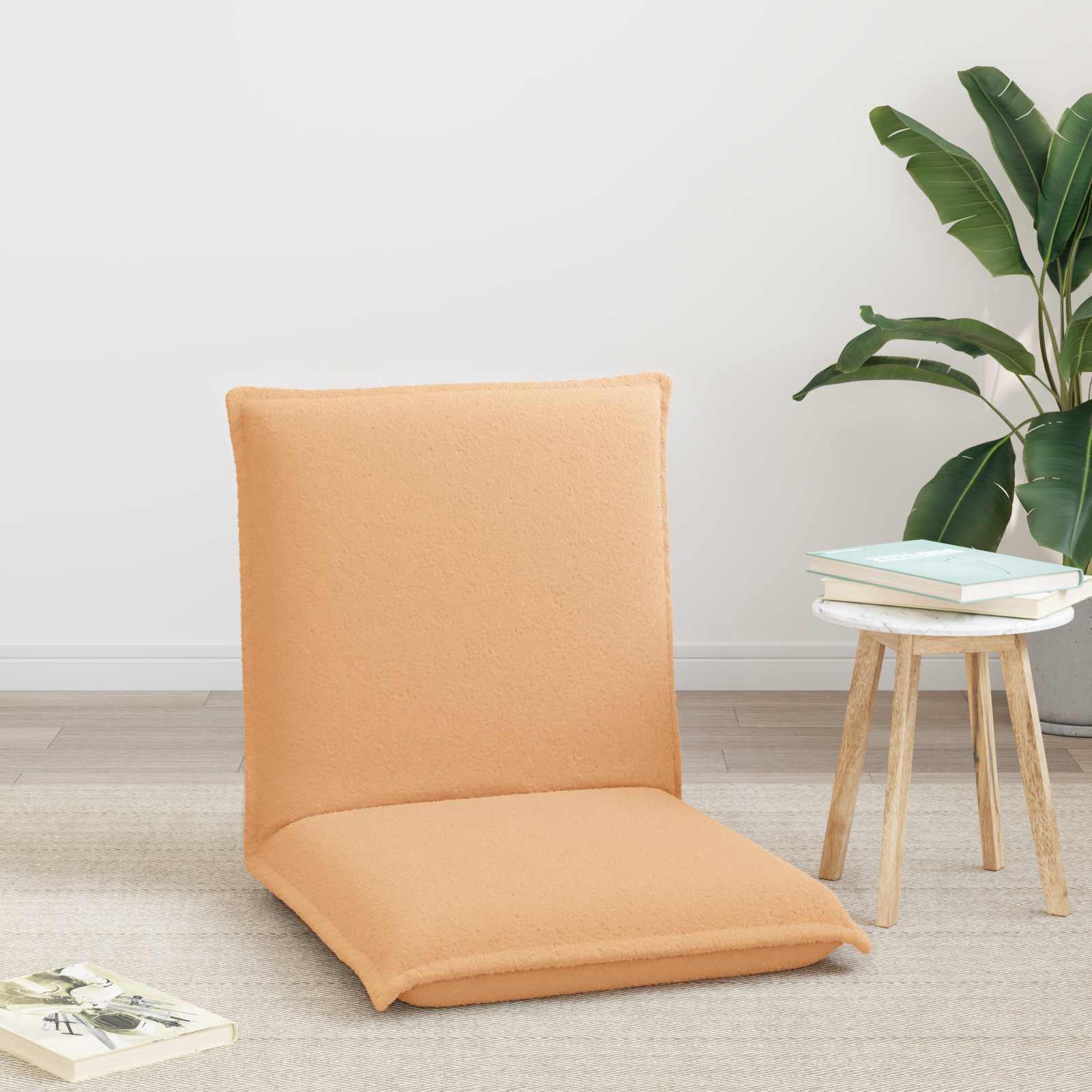Sillón ajustable Beige Tela de Oveja