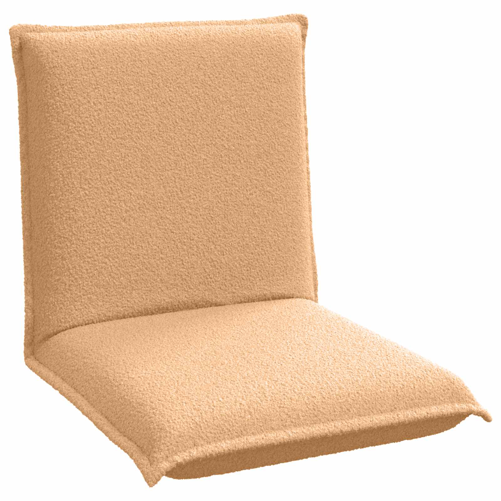 Sillón ajustable Beige Tela de Oveja