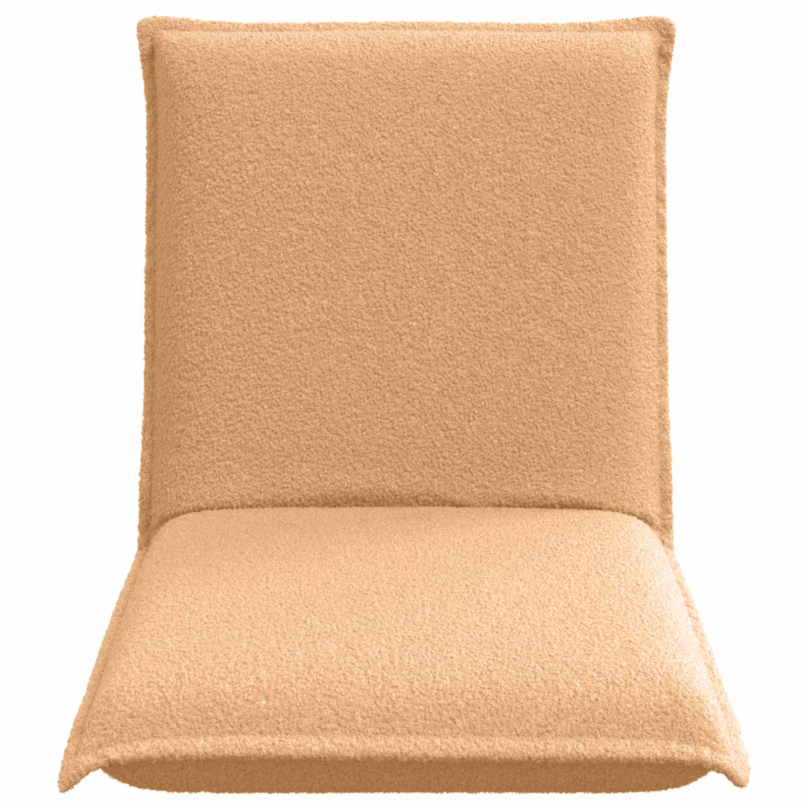 Sillón ajustable Beige Tela de Oveja