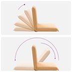 Sillón ajustable Beige Tela de Oveja