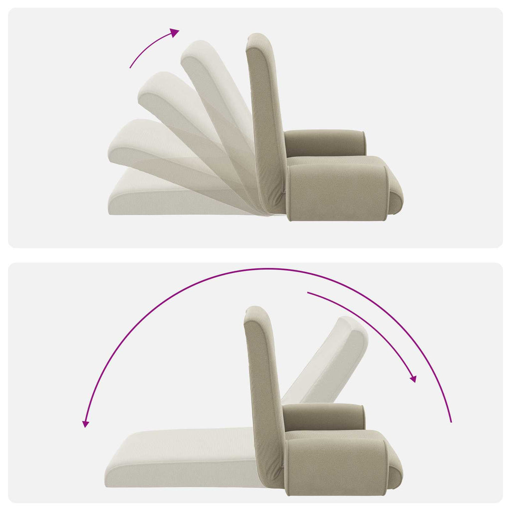 Sillón ajustable Arena Terciopelo granuloso
