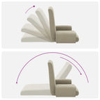 Sillón ajustable Arena Terciopelo granuloso