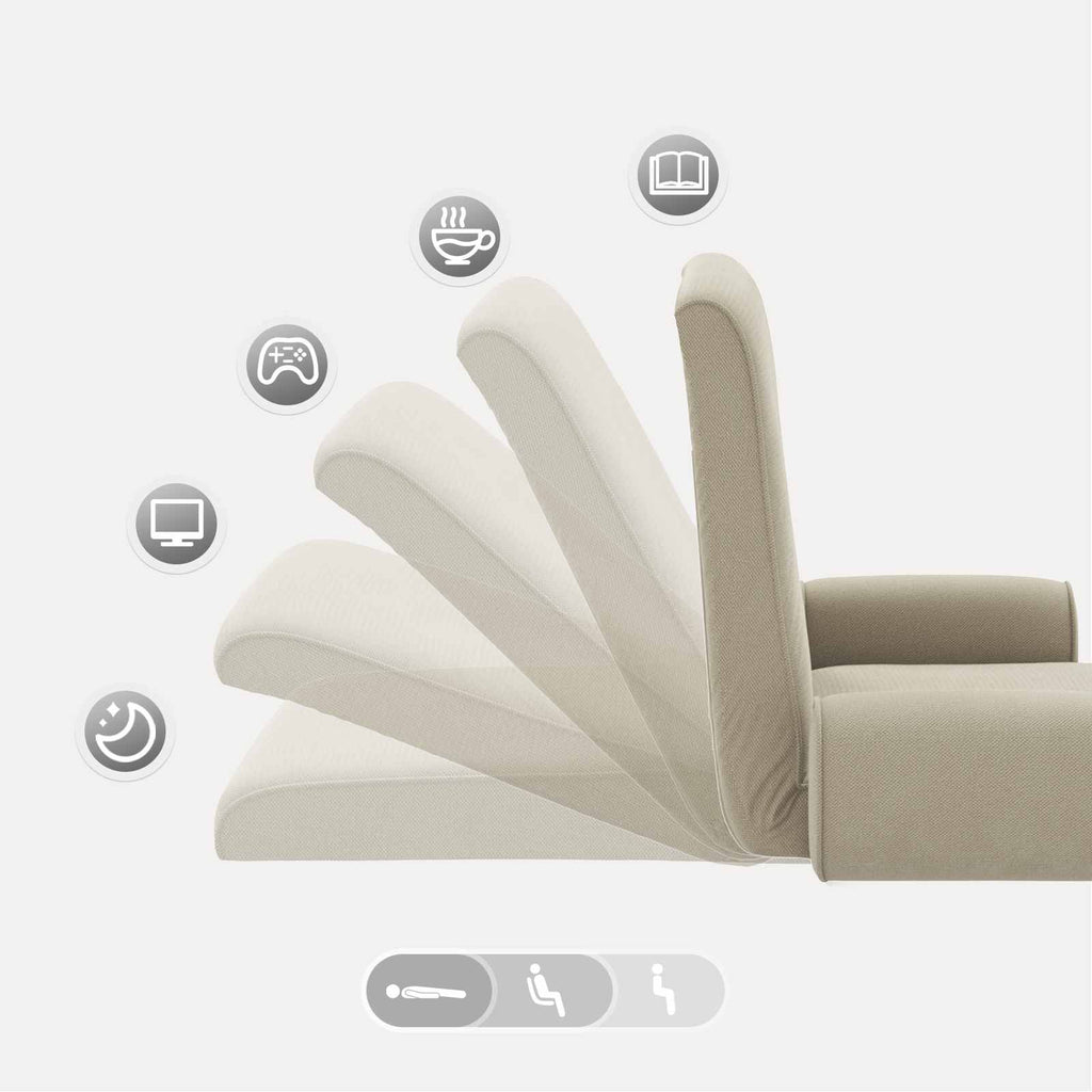 Sillón ajustable Arena Terciopelo granuloso