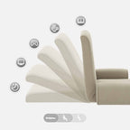 Sillón ajustable Arena Terciopelo granuloso