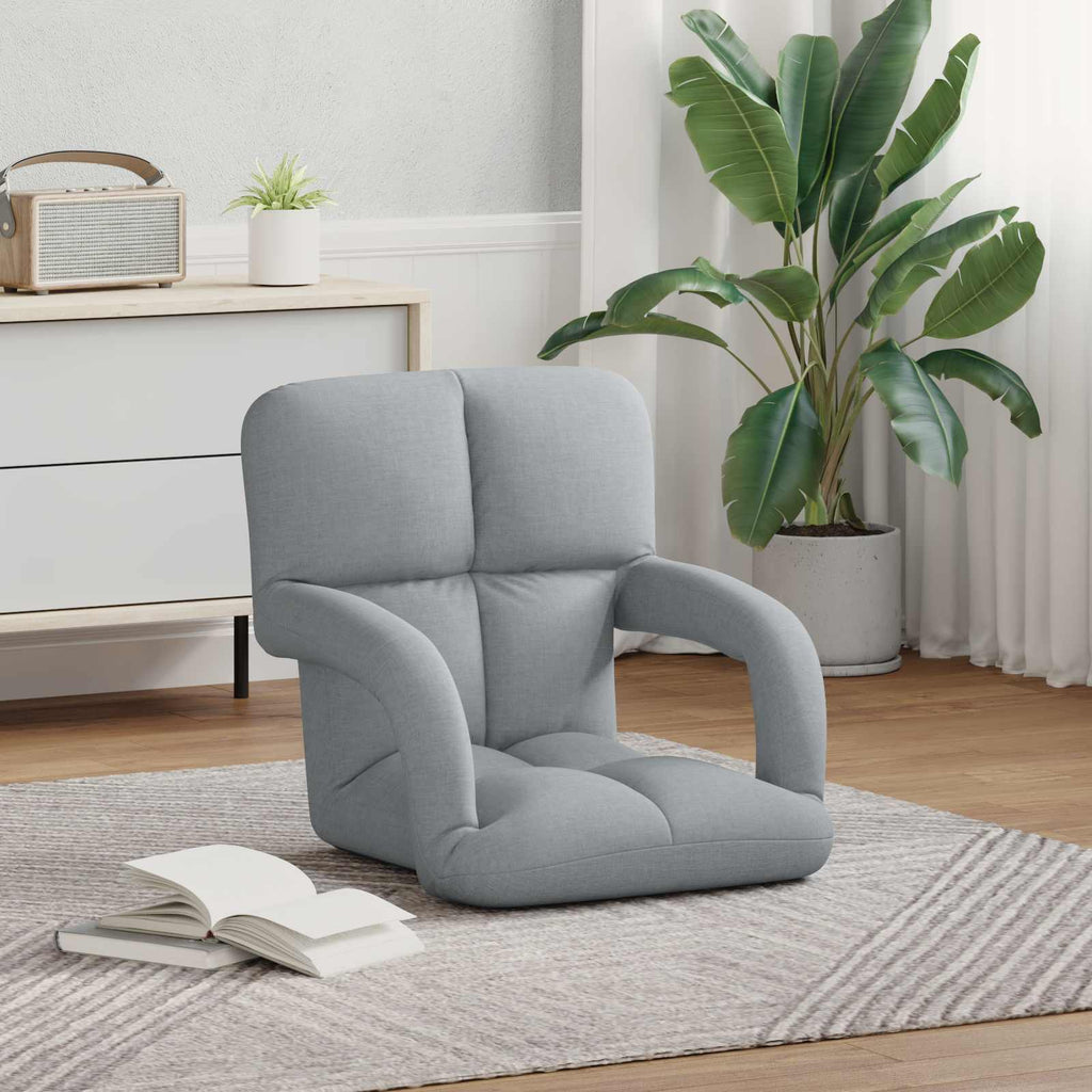 Sillón de suelo ajustable con reposabrazos