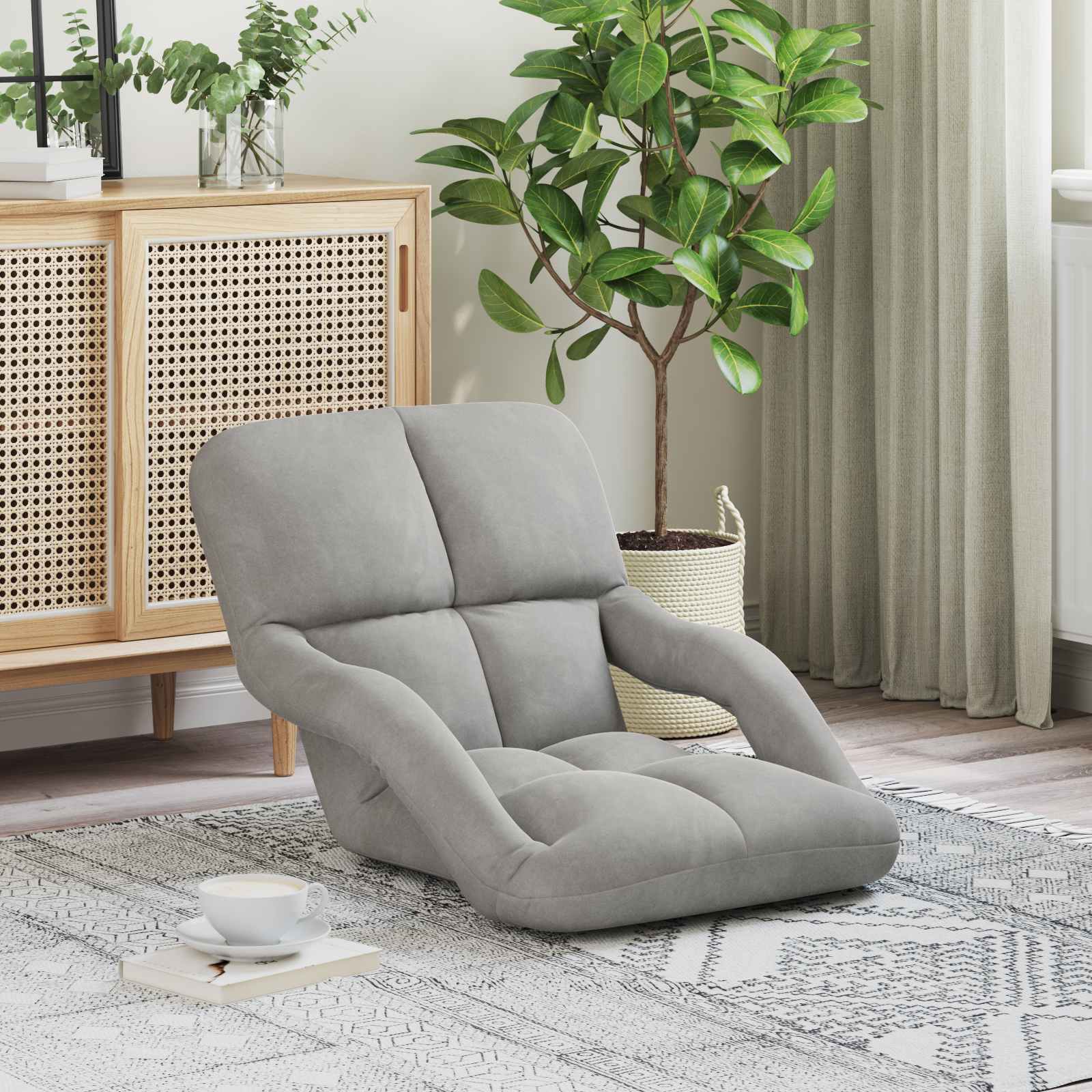Sillón ajustable Azul Terciopelo