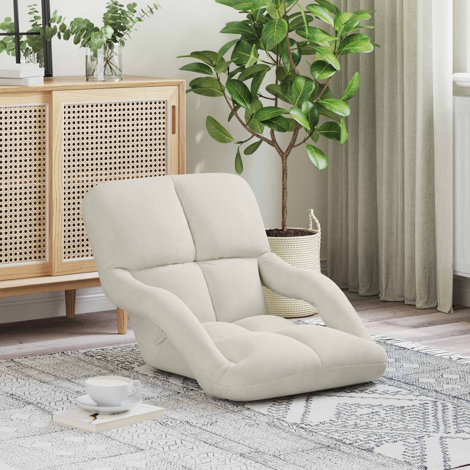Sillón ajustable Azul Terciopelo