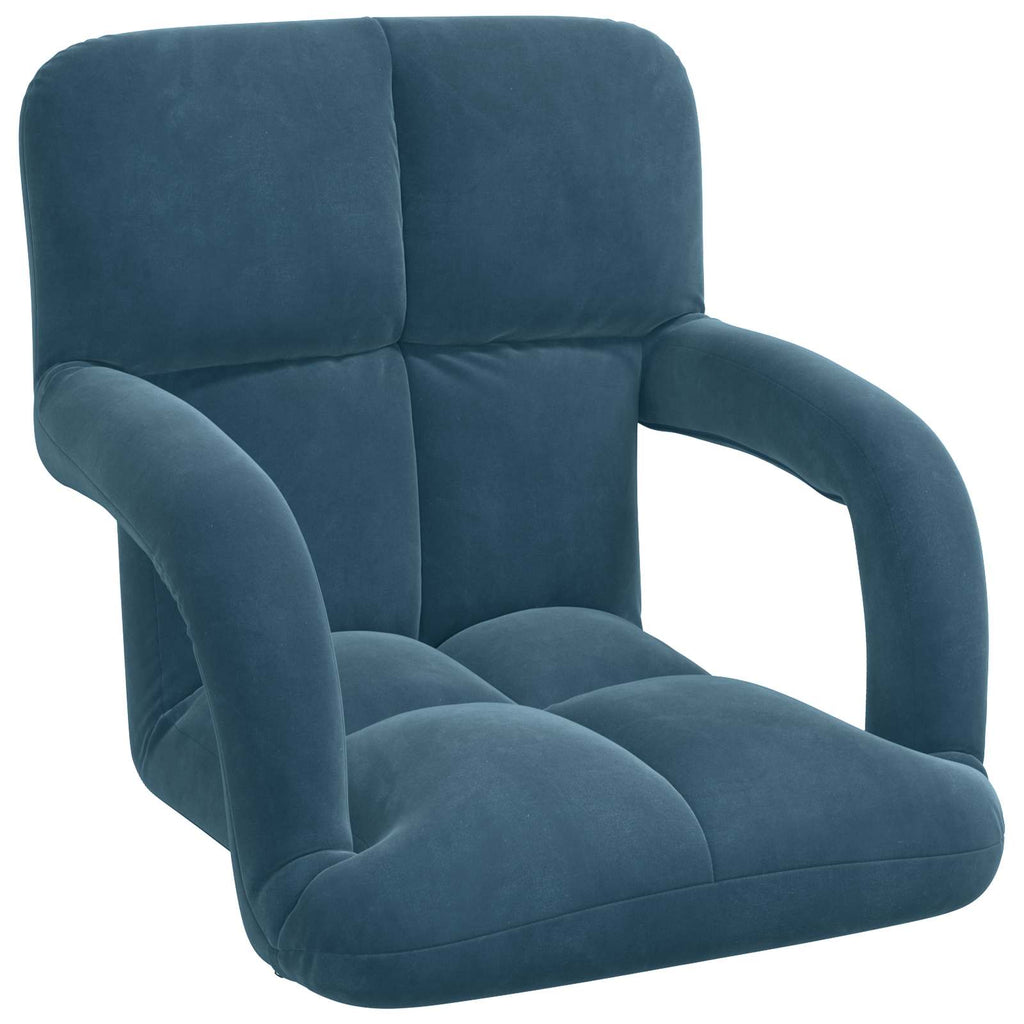 Sillón ajustable Azul Terciopelo