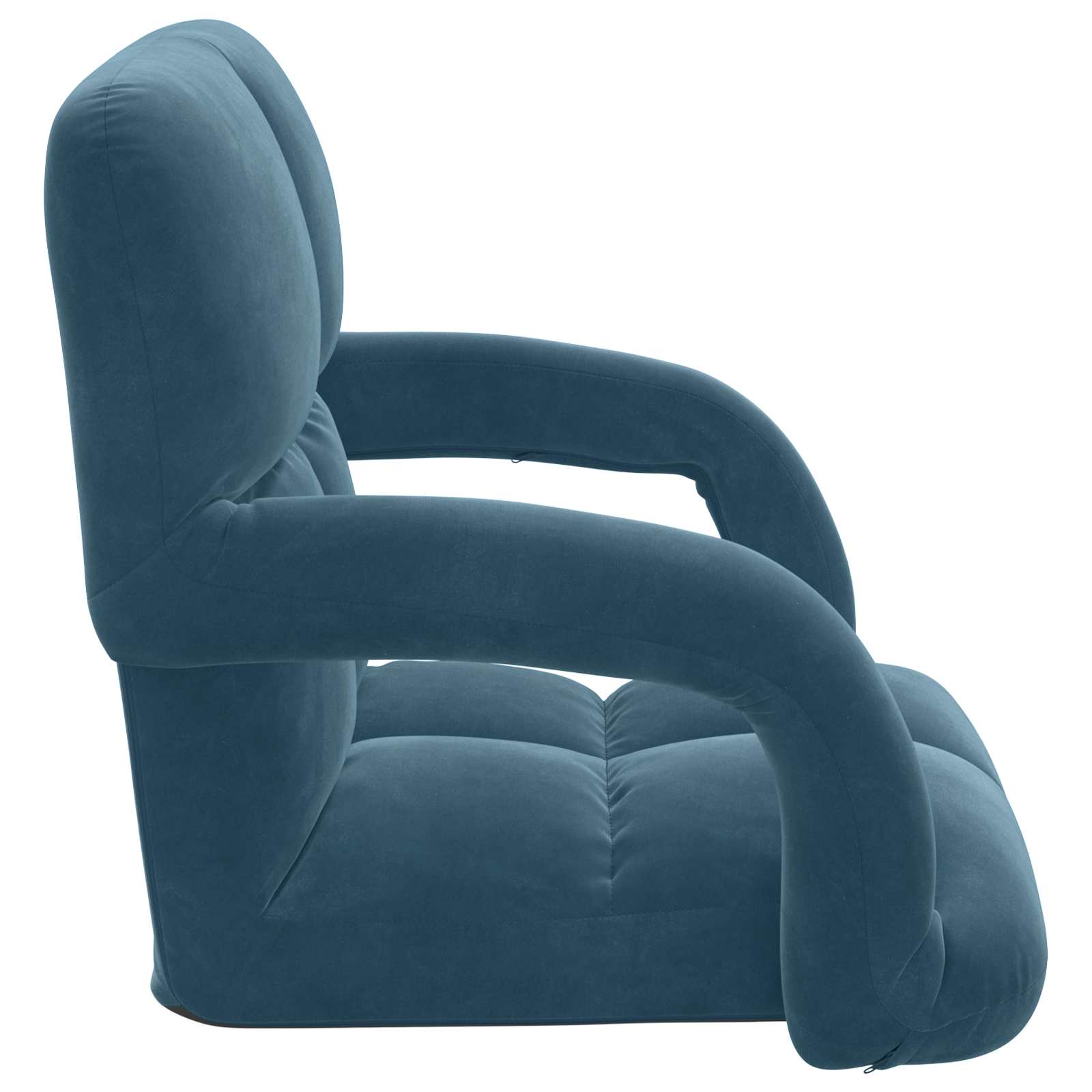 Sillón ajustable Azul Terciopelo