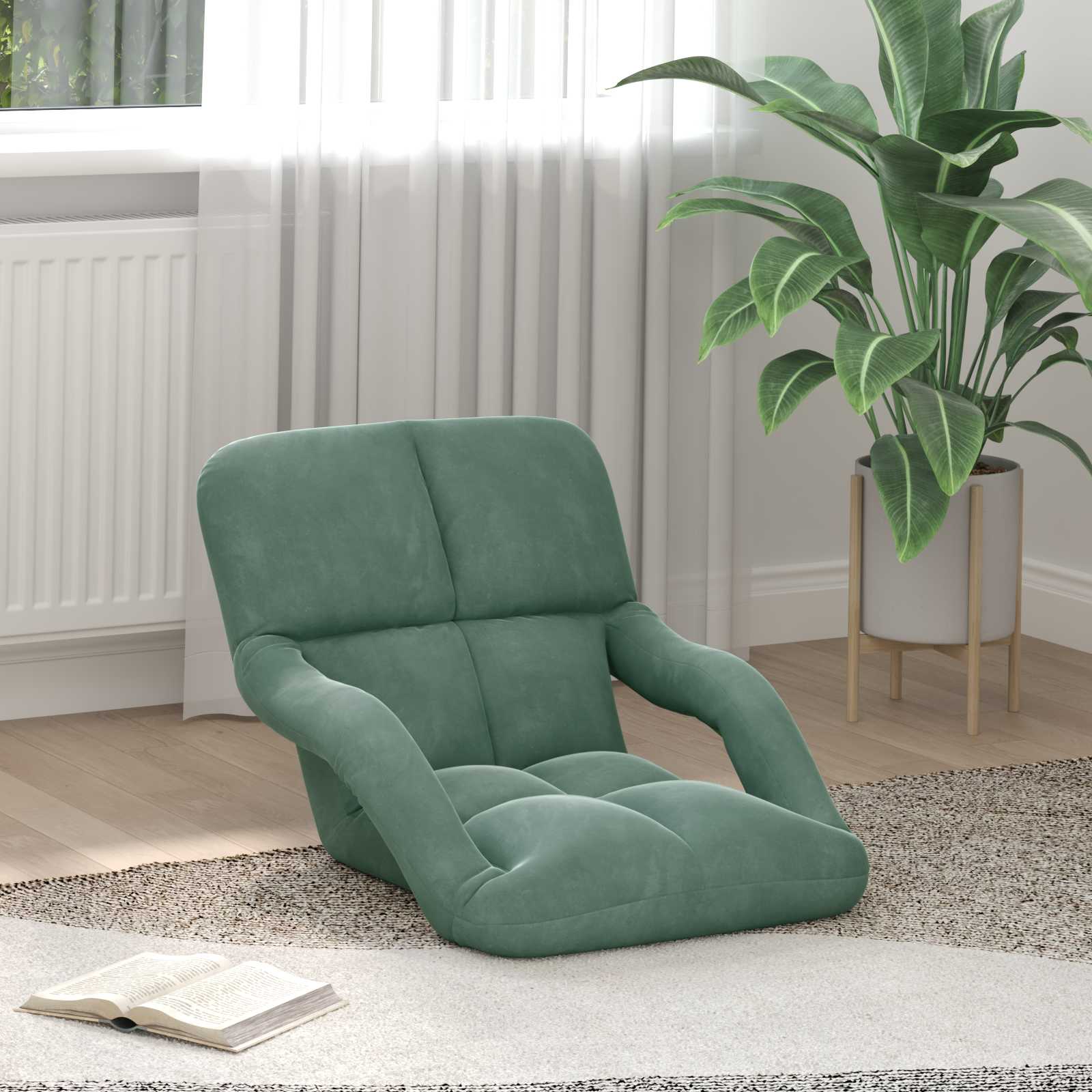 Sillón ajustable Azul Terciopelo