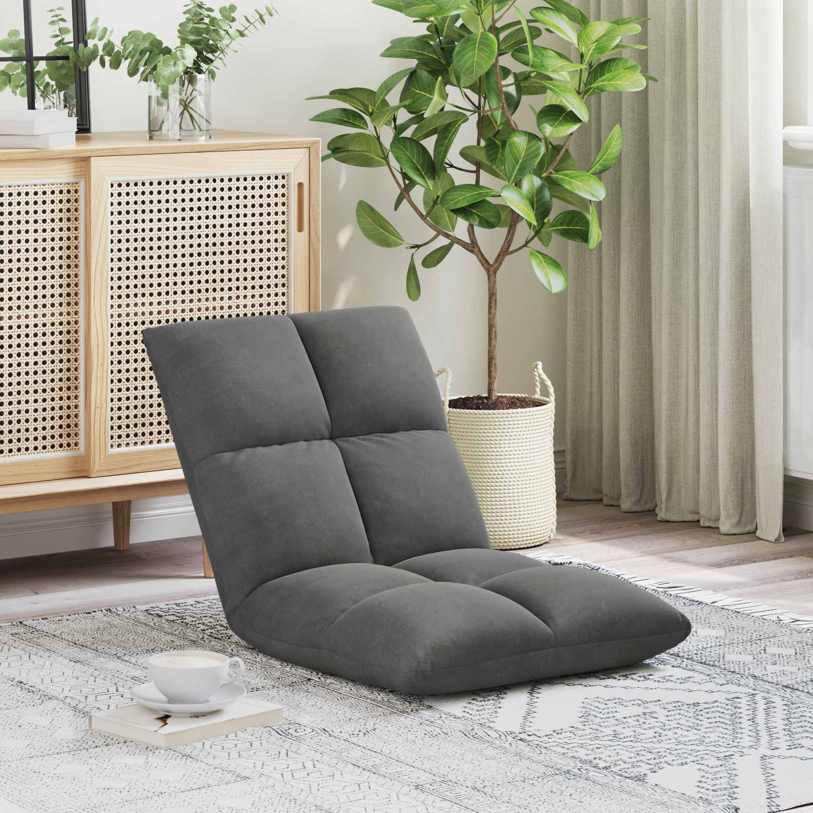 Sillón ajustable Azul Terciopelo