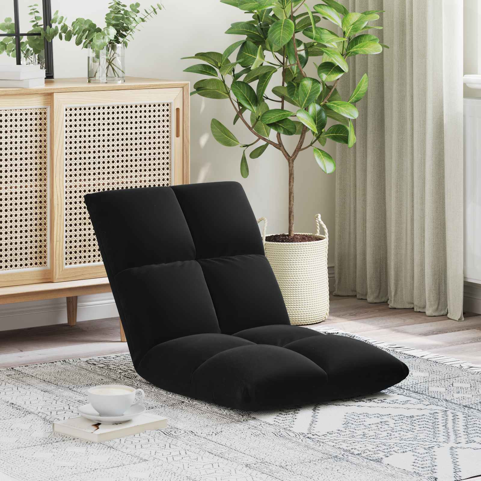 Sillón ajustable Azul Terciopelo