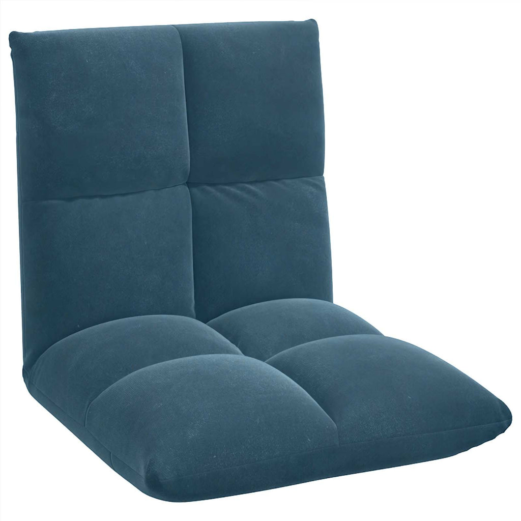 Sillón ajustable Azul Terciopelo
