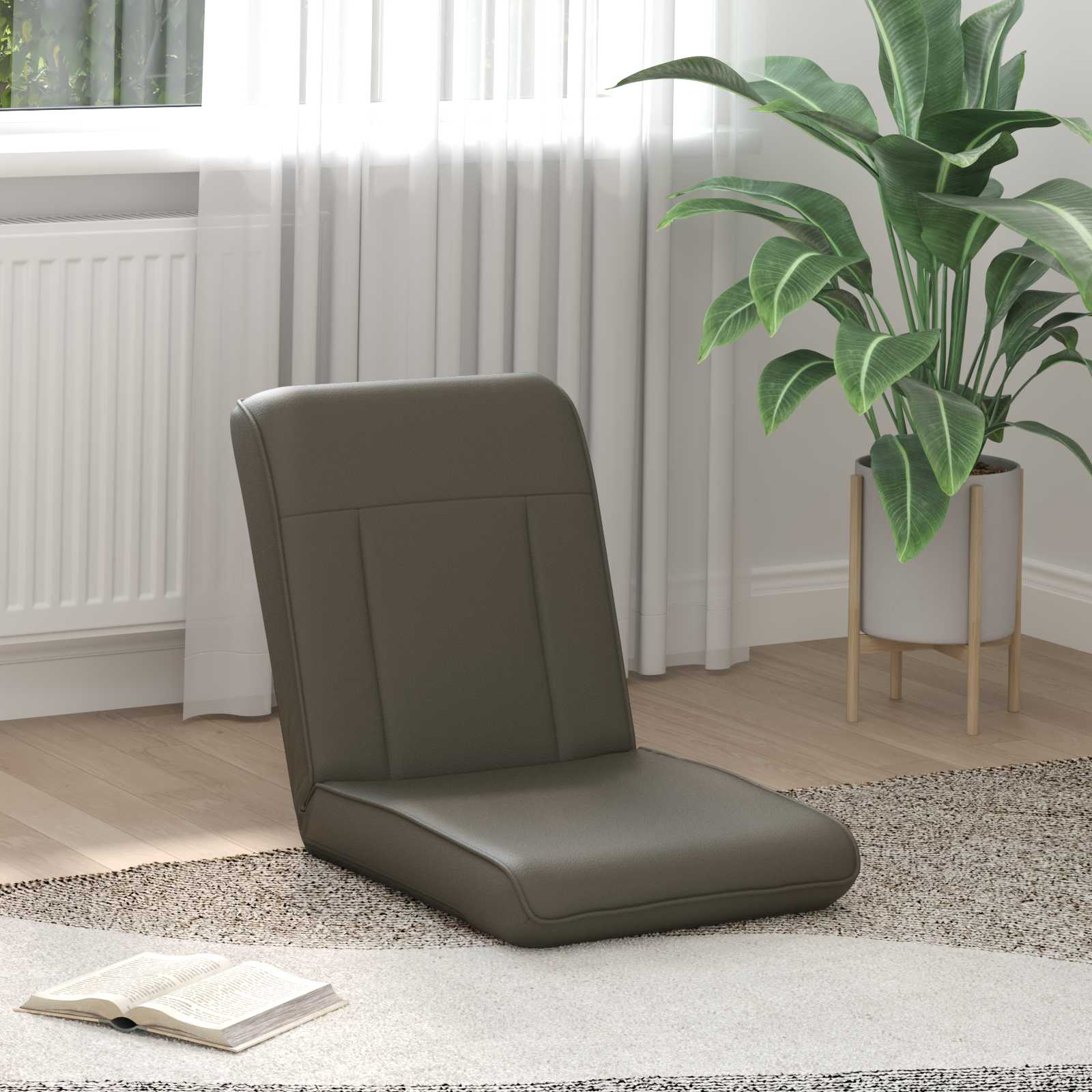 Sillón ajustable Blanco Cuero sintético