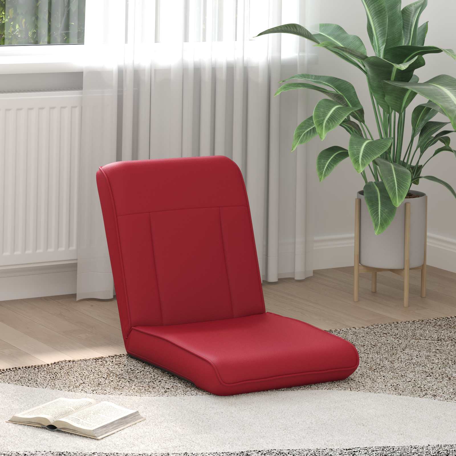 Sillón ajustable Blanco Cuero sintético