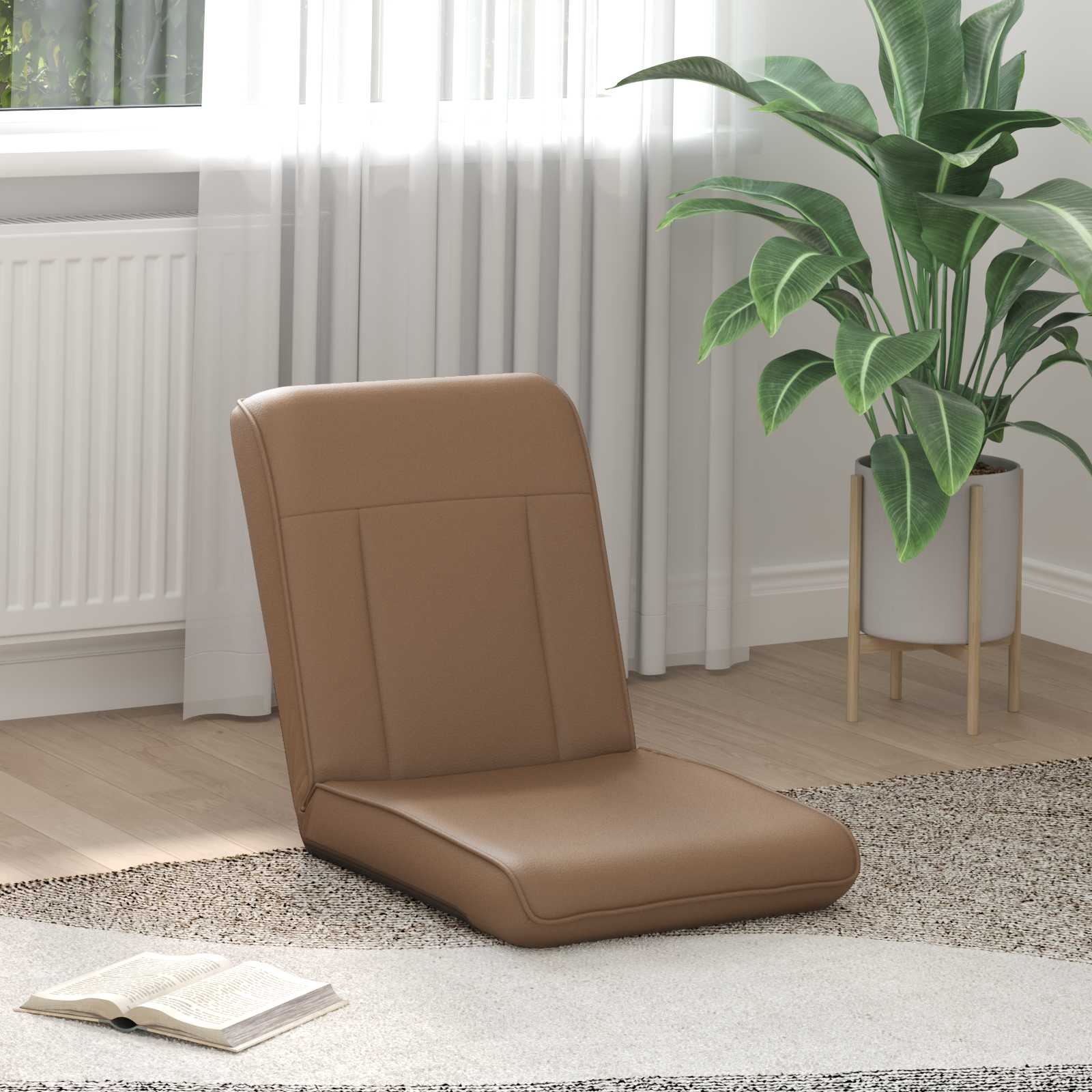 Sillón ajustable Blanco Cuero sintético
