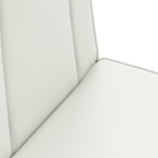 Sillón ajustable Blanco Cuero sintético