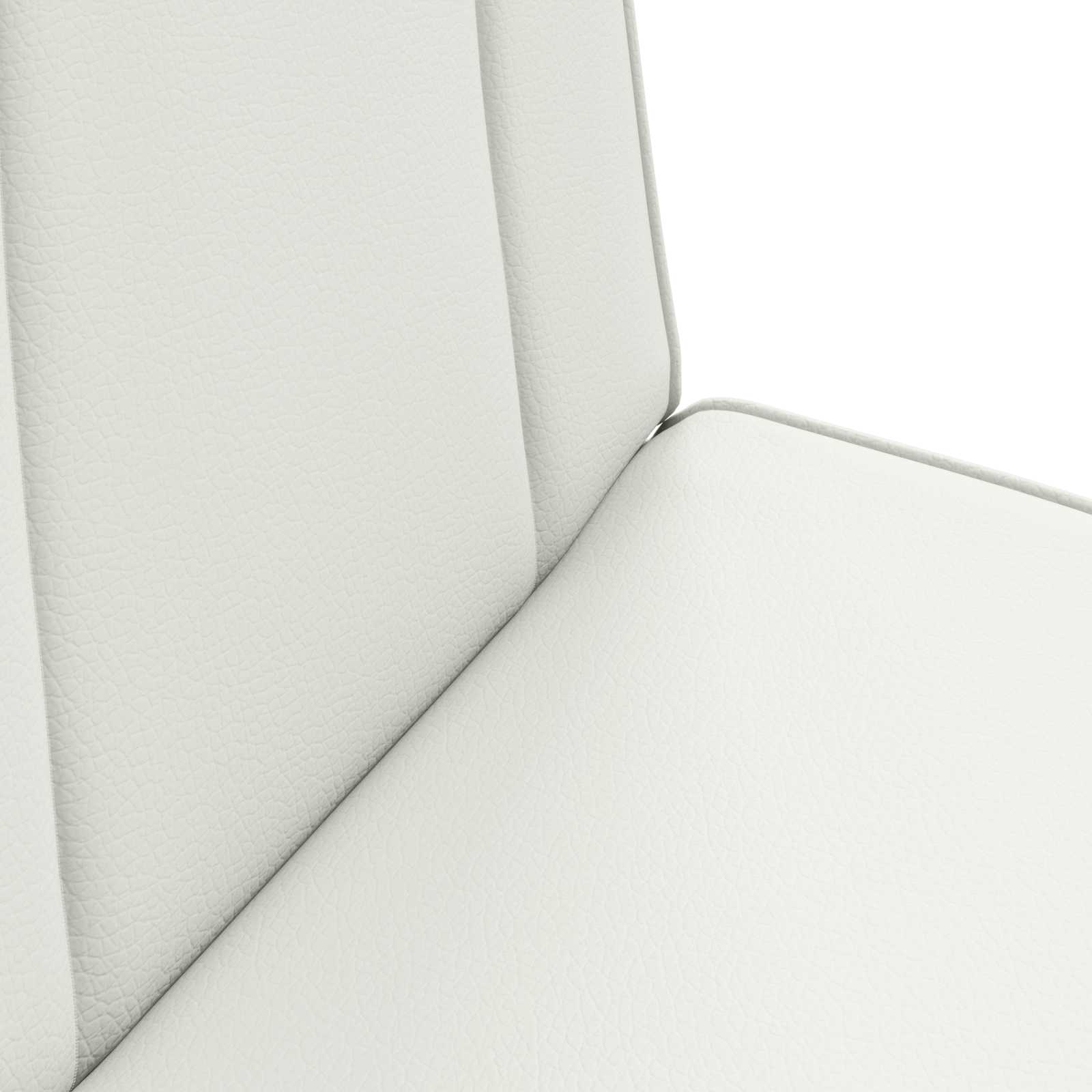 Sillón ajustable Blanco Cuero sintético
