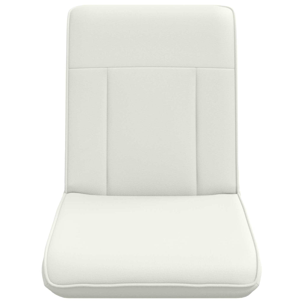 Sillón ajustable Blanco Cuero sintético