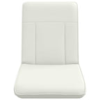 Sillón ajustable Blanco Cuero sintético