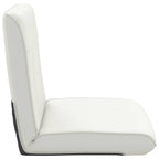 Sillón ajustable Blanco Cuero sintético