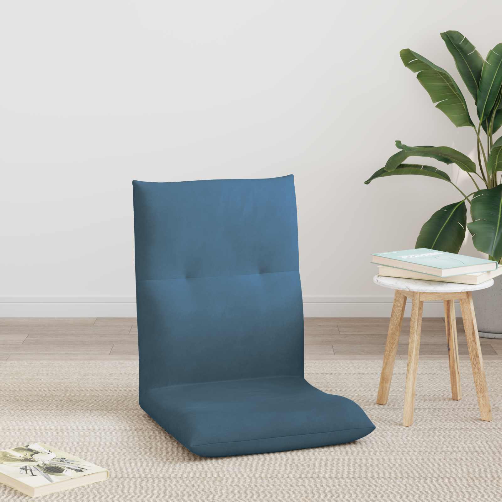 Sillón ajustable Azul Terciopelo