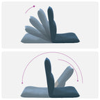 Sillón ajustable Azul Terciopelo