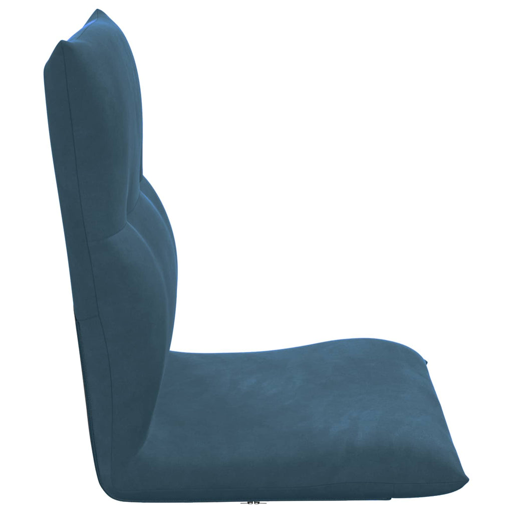 Sillón ajustable Azul Terciopelo