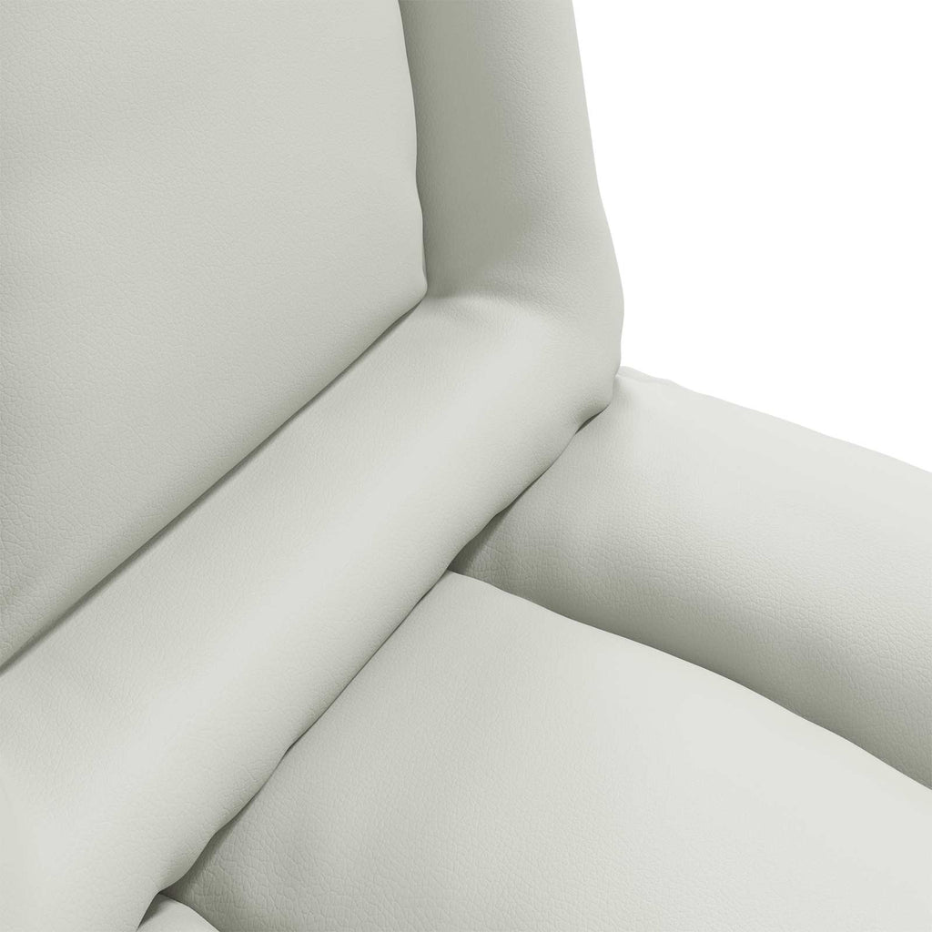 Sillón ajustable Blanco Cuero sintético
