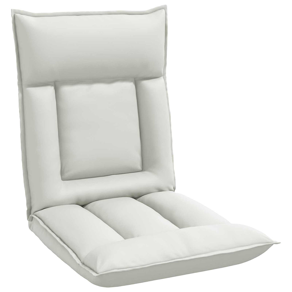 Sillón ajustable Blanco Cuero sintético