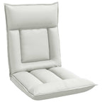 Sillón ajustable Blanco Cuero sintético