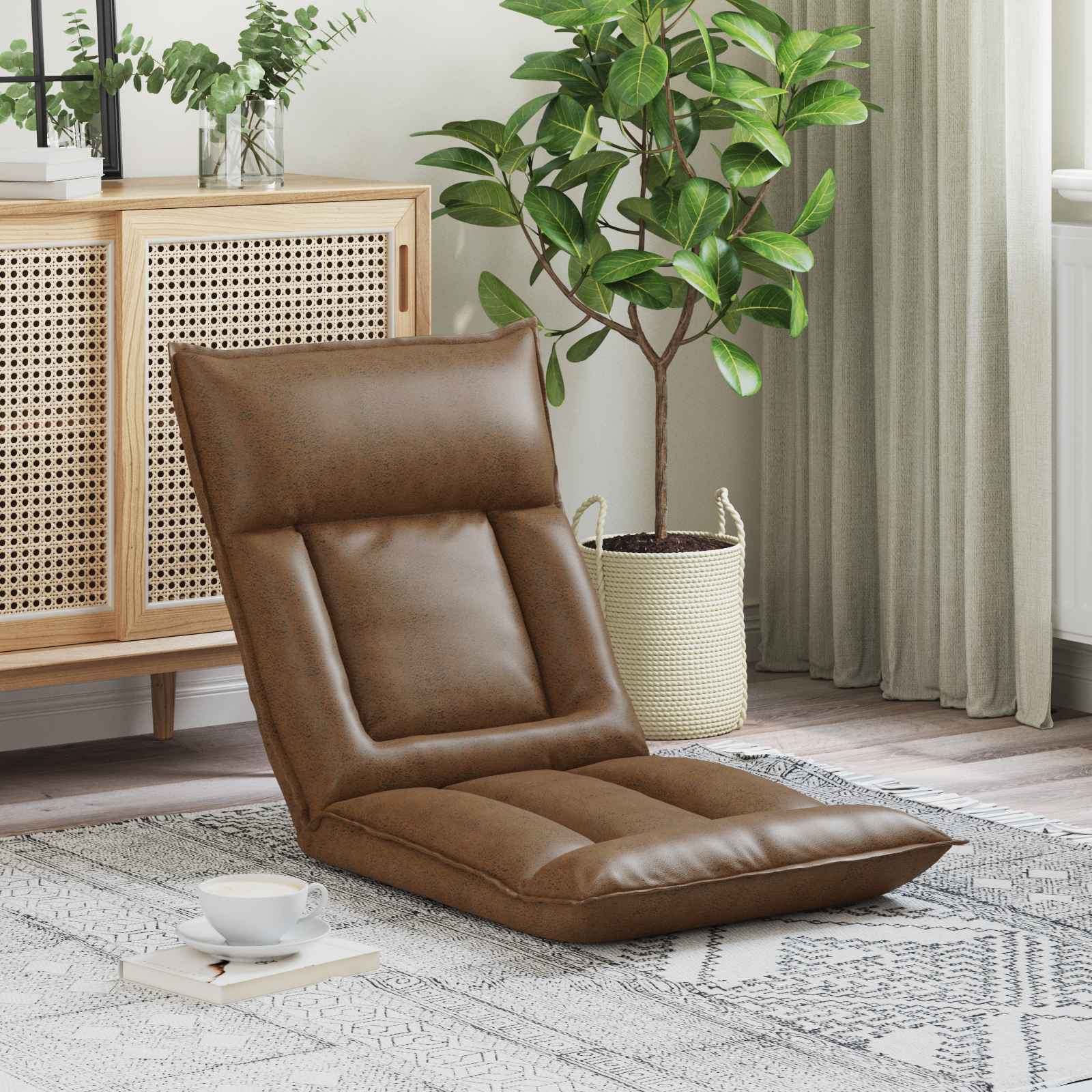 Sillón ajustable Gris Claro Tela
