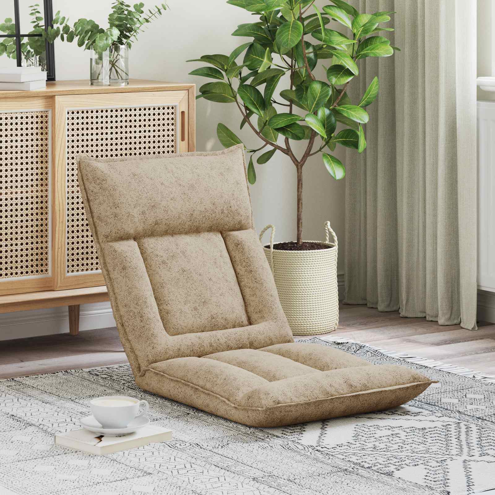 Sillón ajustable Gris Claro Tela