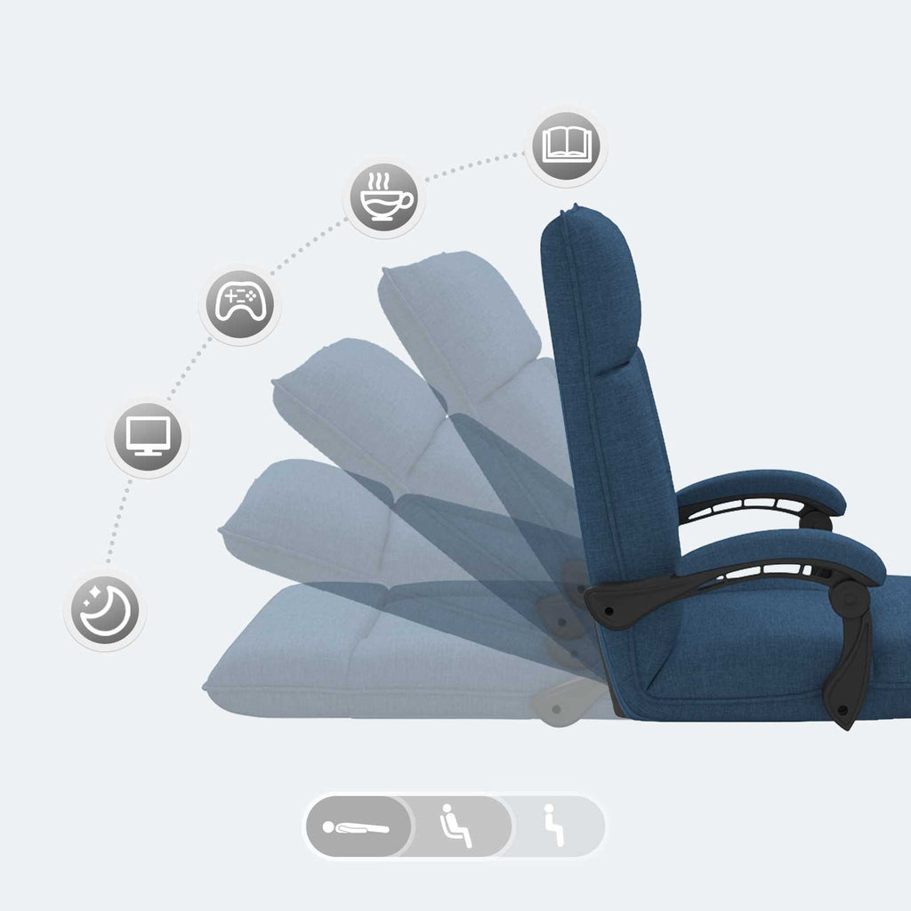 Sillón ajustable Azul Tela