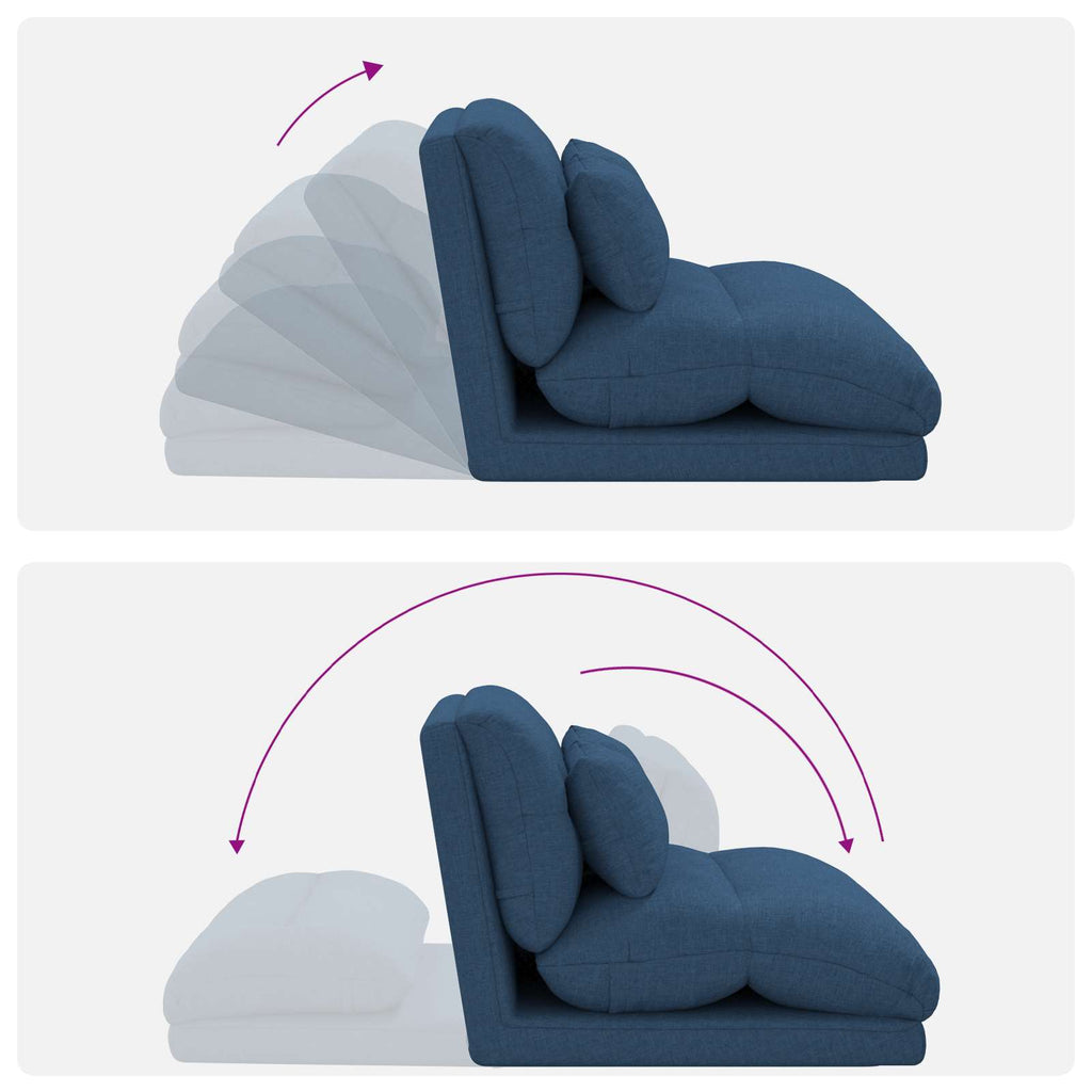 Sillón ajustable Azul Tela